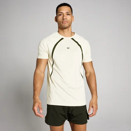MP Heren Tempo Panel T-Shirt - Beige