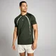 MP Heren Tempo Panel T-Shirt - Bosgroen