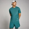 MP Heren Hybrid Mesh T-Shirt - Rijk Groenblauw