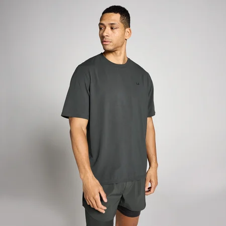 MP Heren Oversized Cotton Modal T-Shirt - Gewassen Zwart