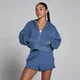MP Women's Lichtgewicht Loopback Hoodie met Rits - Leiblauw