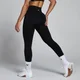 MP Women's Lift Seamless Scrunch Legging - Zwart