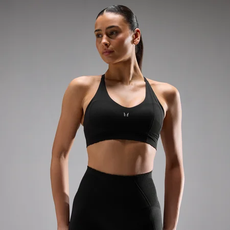 MP Women's Tempo Ultra Seamless Sport-bh - Zwart