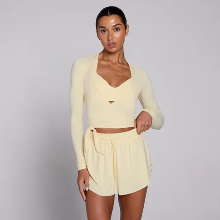 MP Dames Tempo Wrap Top - Butter