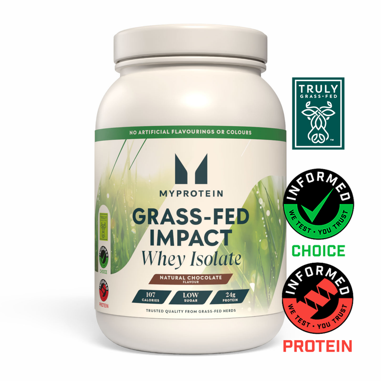 Impact Whey Isolate - 1KG - 33servings - Natural Chocolate (Grass-Fed)
