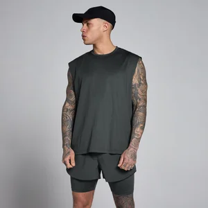 MP Hybrid Oversized Mesh Tanktop voor Heren - Gewassen Zwart - Size XS