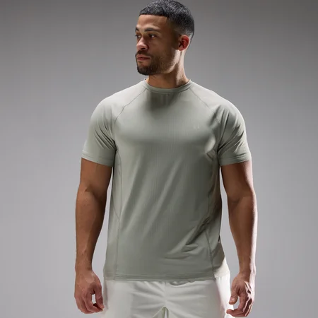 MP Heren Training Ultra Mesh T-Shirt - Fossil
