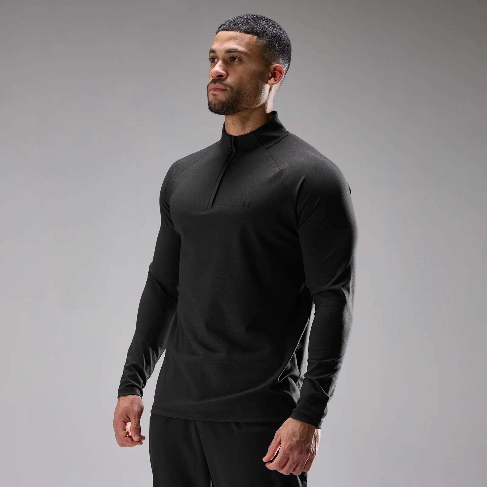 MP Men's Training Ultra Jersey 1/4 Zip - Zwart - M Afbeelding 1
