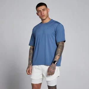 MP Men's Hybrid Oversized Mesh T-Shirt - Slate Blue - Size S