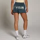 MP Dames Move Club Graphic Lichtgewicht Loopback Sweatshort - Faded Blue