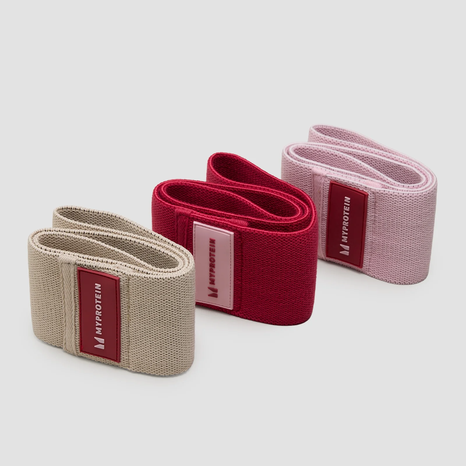 Myprotein Booty Band Bundel (3 stuks) - Blush/Roze Rood/Zachte Crème Afbeelding 1