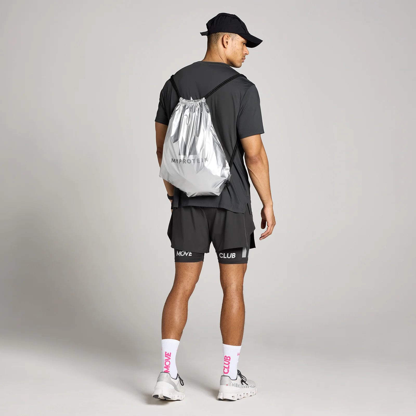 MP Metallic Gymtas met Trekkoord - Zwart Afbeelding 1