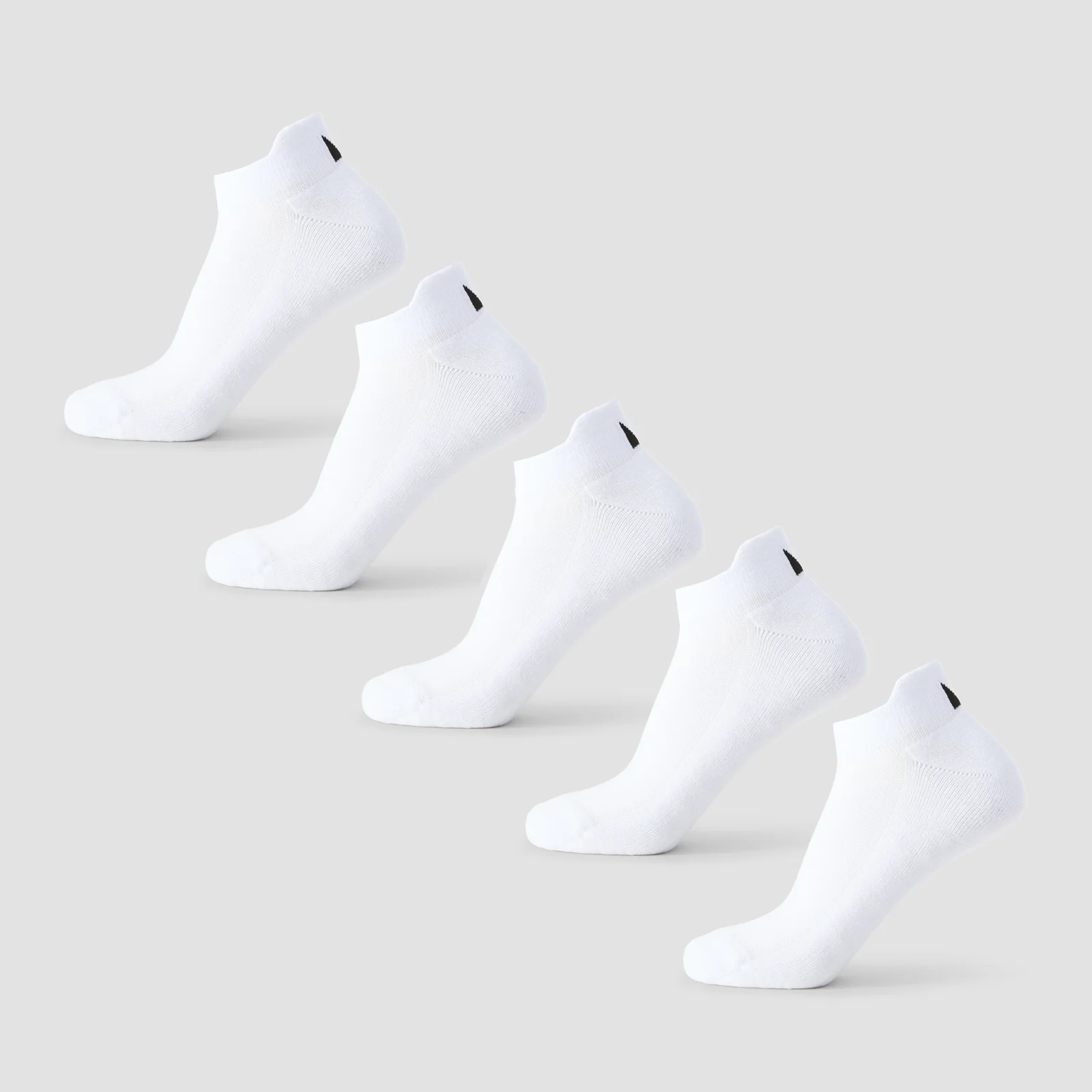 MP Unisex Sneaker Sokken (5 Pack) - Wit - UK 6-8 Afbeelding 1