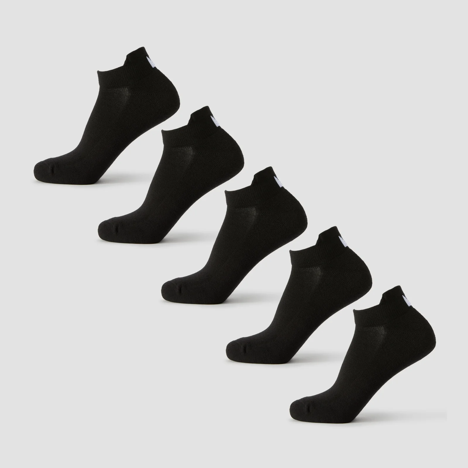 MP Unisex Sneakersokken (5 Pack) - Zwart - UK 9-11 Afbeelding 1