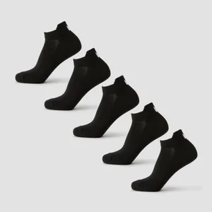 MP Unisex Sneakersokken (5 Pack) - Zwart - Size UK 6-8