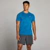 MP Heren Tempo Pillar Graphic Seamless T-Shirt - Track Blauw