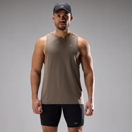 MP Heren Velocity Ultra Naadloze Singlet - Falcon