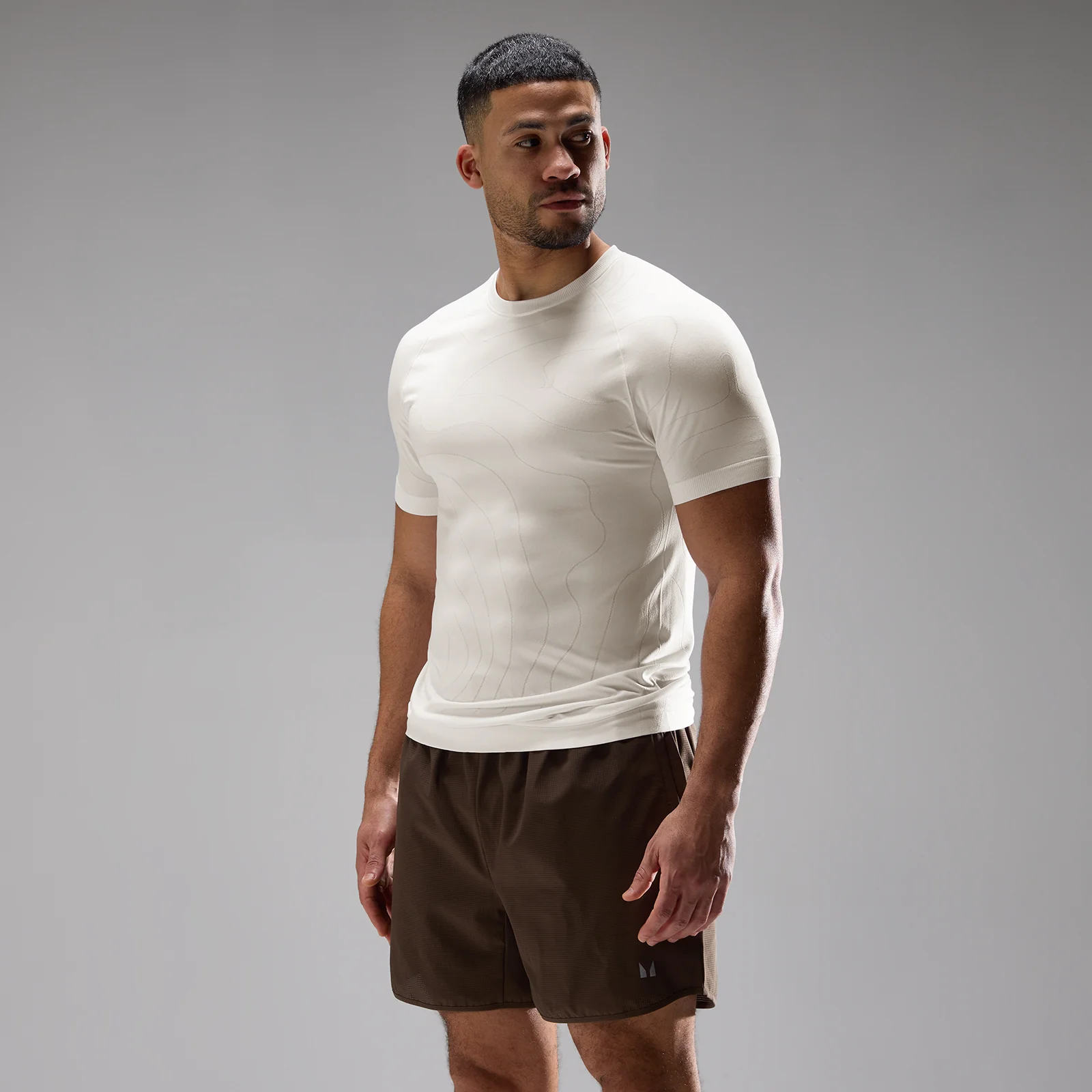 MP Velocity Ultra Naadloos T-Shirt voor Heren - Gebroken Wit - XL Afbeelding 1