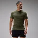 MP Heren Velocity Ultra Seamless T-Shirt - Dusty Olive