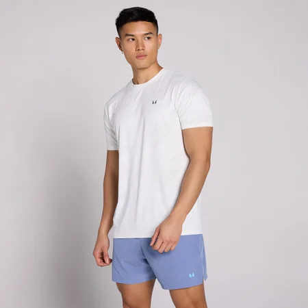 MP Heren Active Training Pillar Graphic T-Shirt - Wit