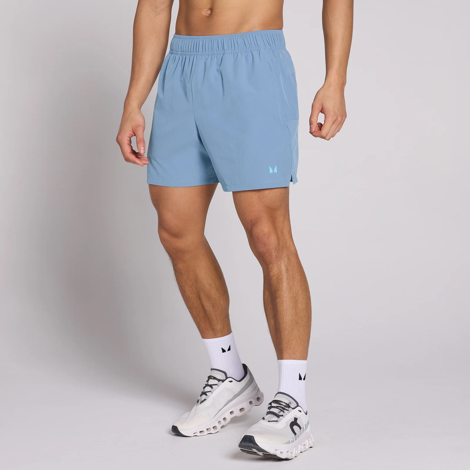 MP Men's Active Training 5" Pocket Short - Fog Blue - XS Afbeelding 1