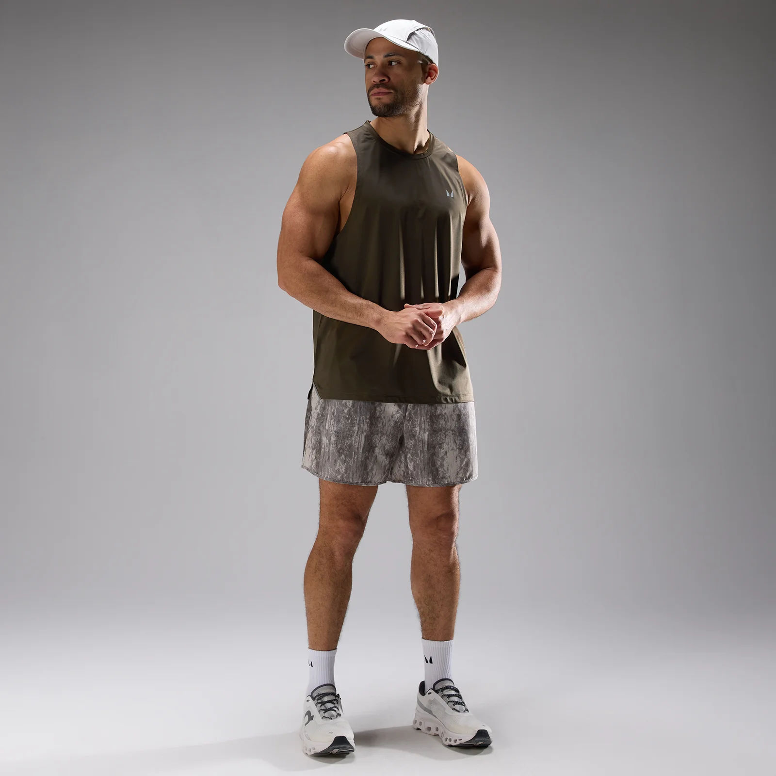 MP Heren Velocity Ultra Mesh Tanktop - Earth - XS Afbeelding 1