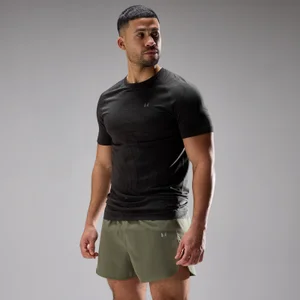 MP Heren Velocity Ultra Seamless T-Shirt - Gewassen Zwart - Size XXL