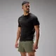 MP Heren Velocity Ultra Seamless T-Shirt - Gewassen Zwart
