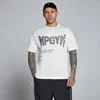 MP Heren Lift Burnout Katoen Grafisch T-Shirt - Retro Wit