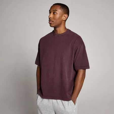 MP Heren Washed Oversized Katoenen T-Shirt - Fudge