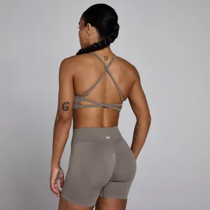 MP Women's Lift Seamless Strappy Bra - Dark Truffle - Size L