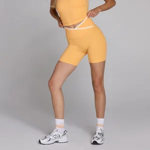 MP Dames Tempo Contrast Short - Peach - Size S