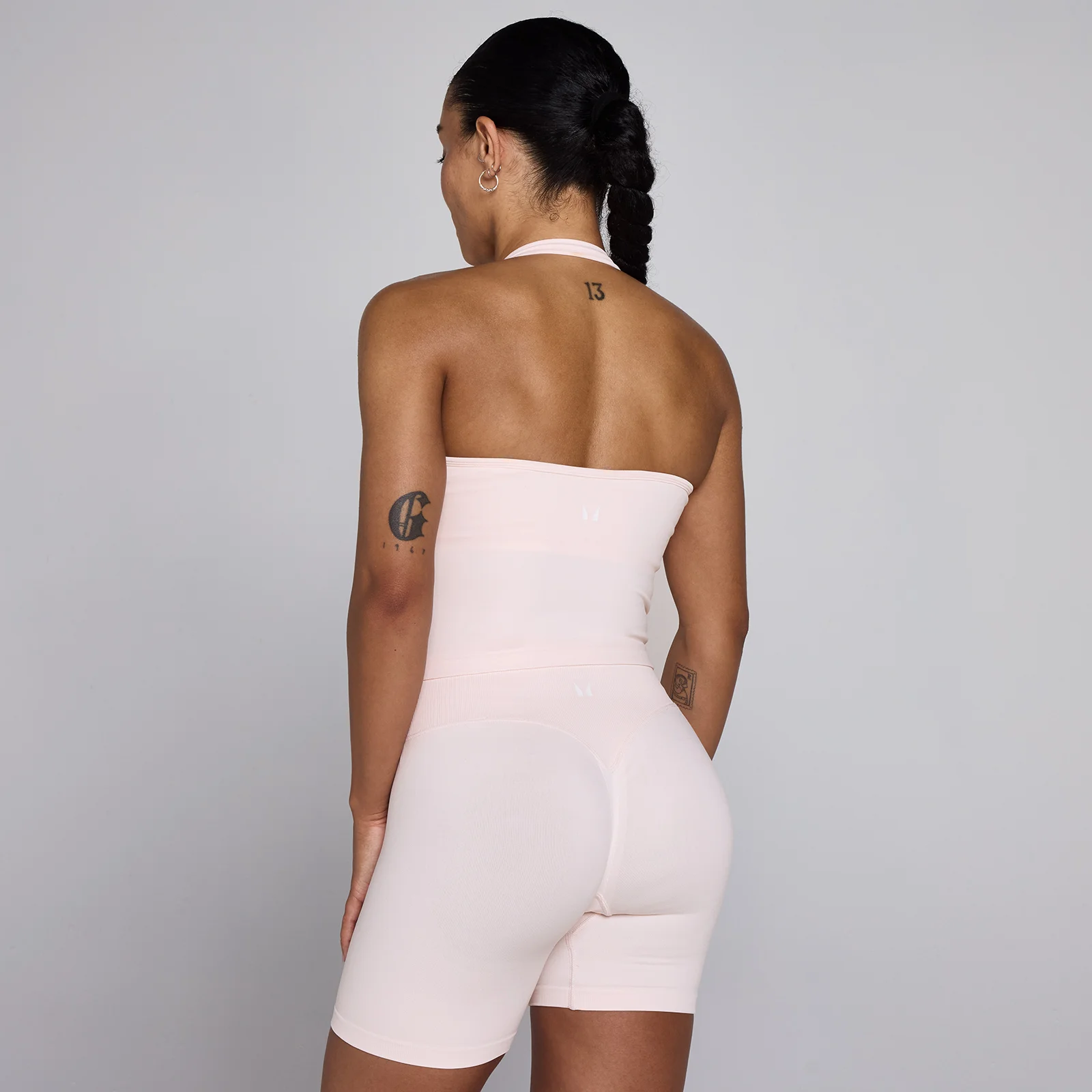 MP Dames Tempo Naadloze Halternek Top - Baby Roze - XL Afbeelding 1
