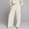 MP Dames Waffle Mid Rise Rechte Joggingbroek - Ivoor