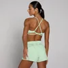 MP Women's Tempo Adjustable Strappy Back Sports Bra - Lichtgroen