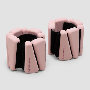 Myprotein Siliconen Enkel-/Polsgewichten In Tas (1lbs) - Blush - Colour Blush