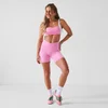MP Dames X Tatiana Contrast Dipped Waist Short - Pretty Pink