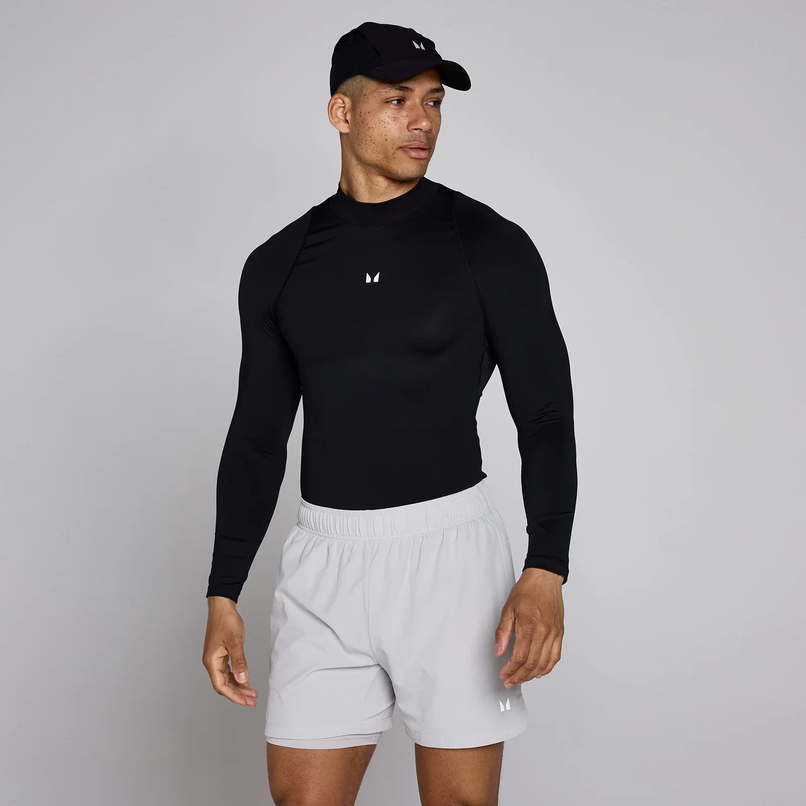 MP Men's Training High Neck Long Sleeve Baselayer - Zwart - XS Afbeelding 1