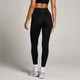 MP Dames Tempo Naadloze Scrunch Legging - Zwart