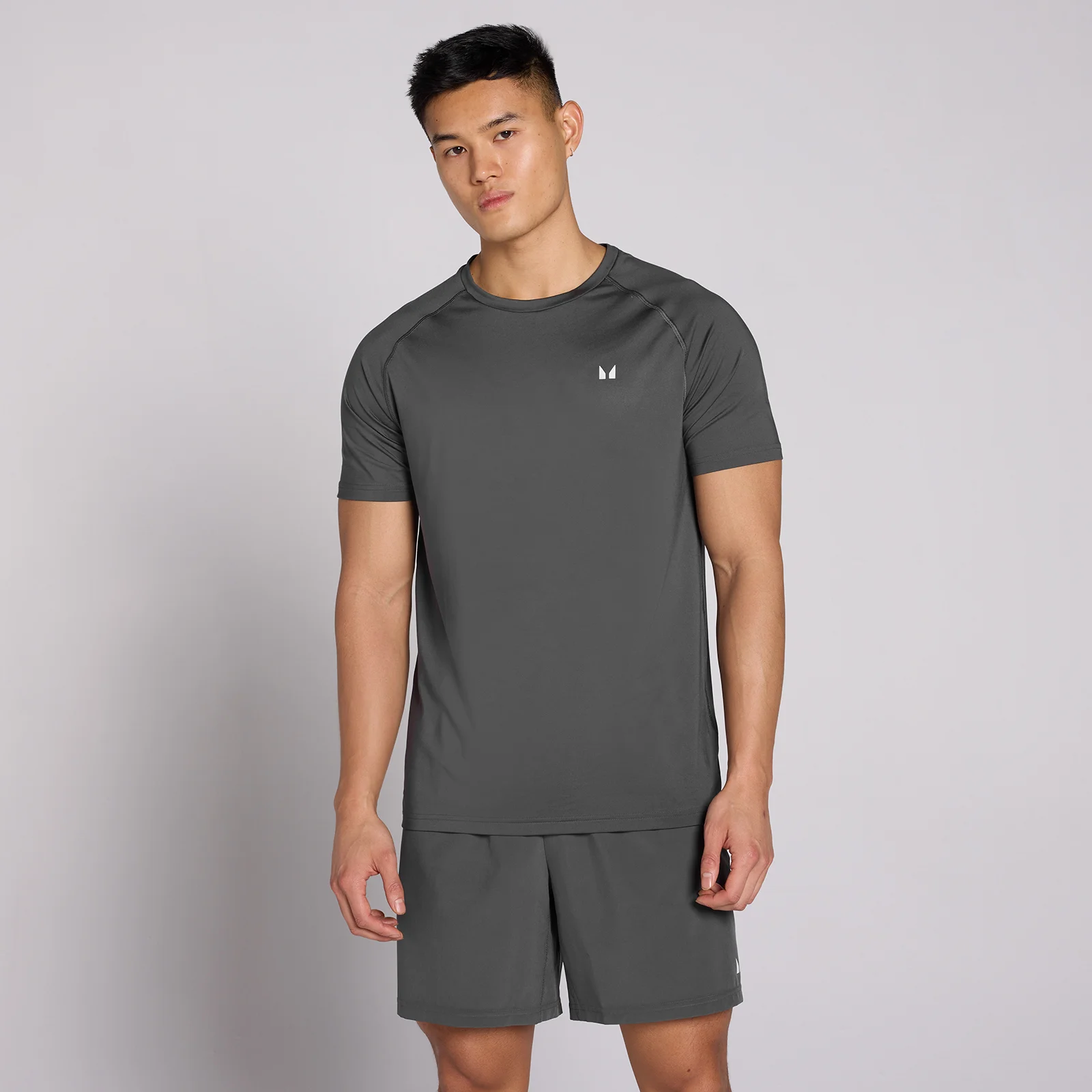 MP Men's Training Short Sleeve T-Shirt - Dark Grey - M Afbeelding 1
