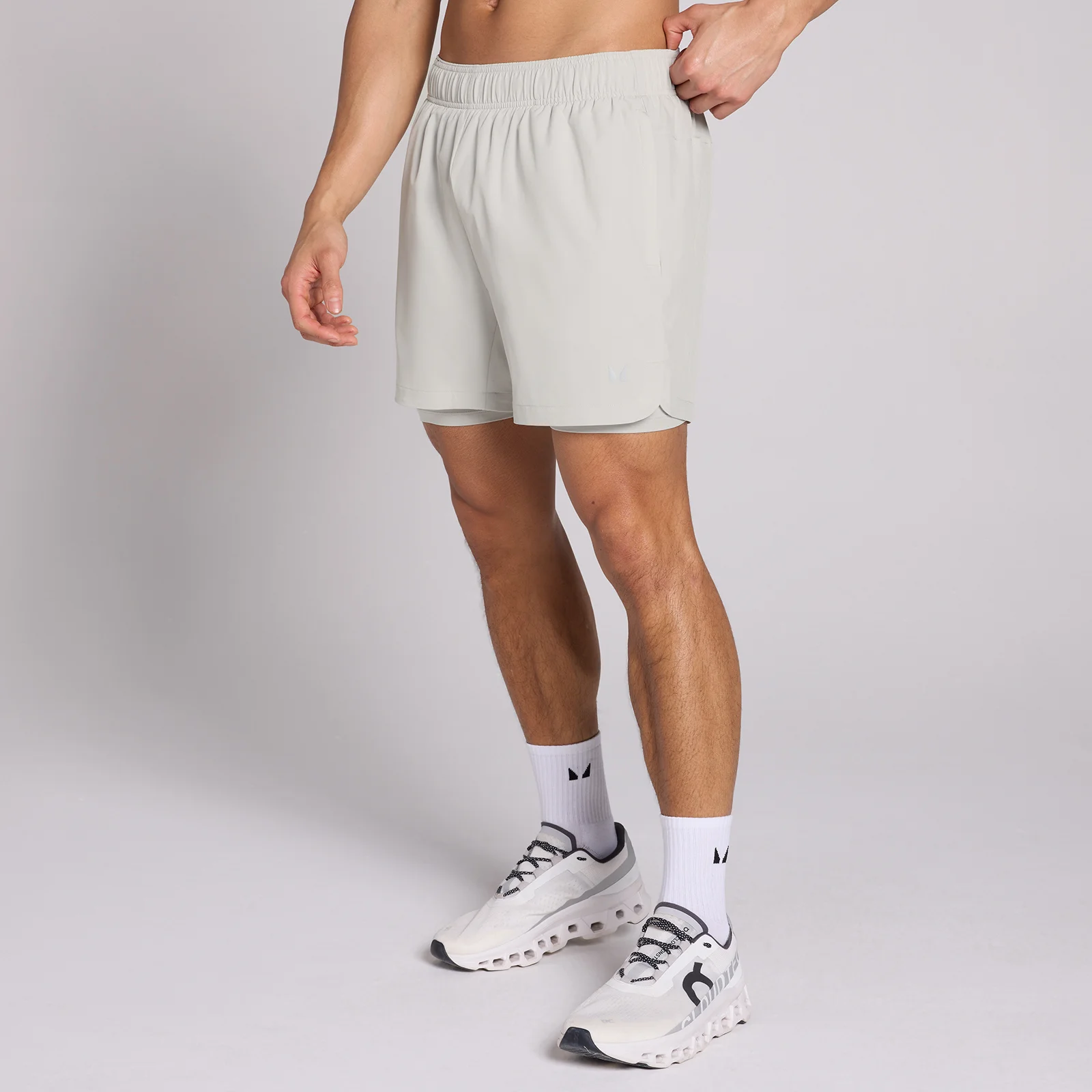 MP Heren 5" 2-in-1 Trainingsshort - Chroom - XS Afbeelding 1