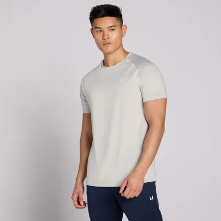 MP Heren Training Korte Mouw T-Shirt - Chrome