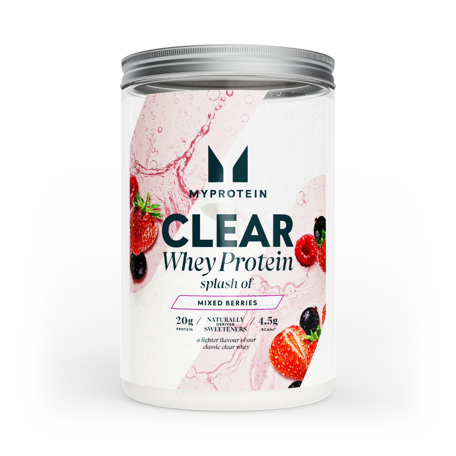 Clear Whey Splash - 390G - 15servings - Splash Of - Mixed Berries Afbeelding 1