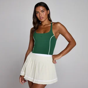 MP Dames Tempo Contrast Strappy Racerback Vest - Racegroen - Size S