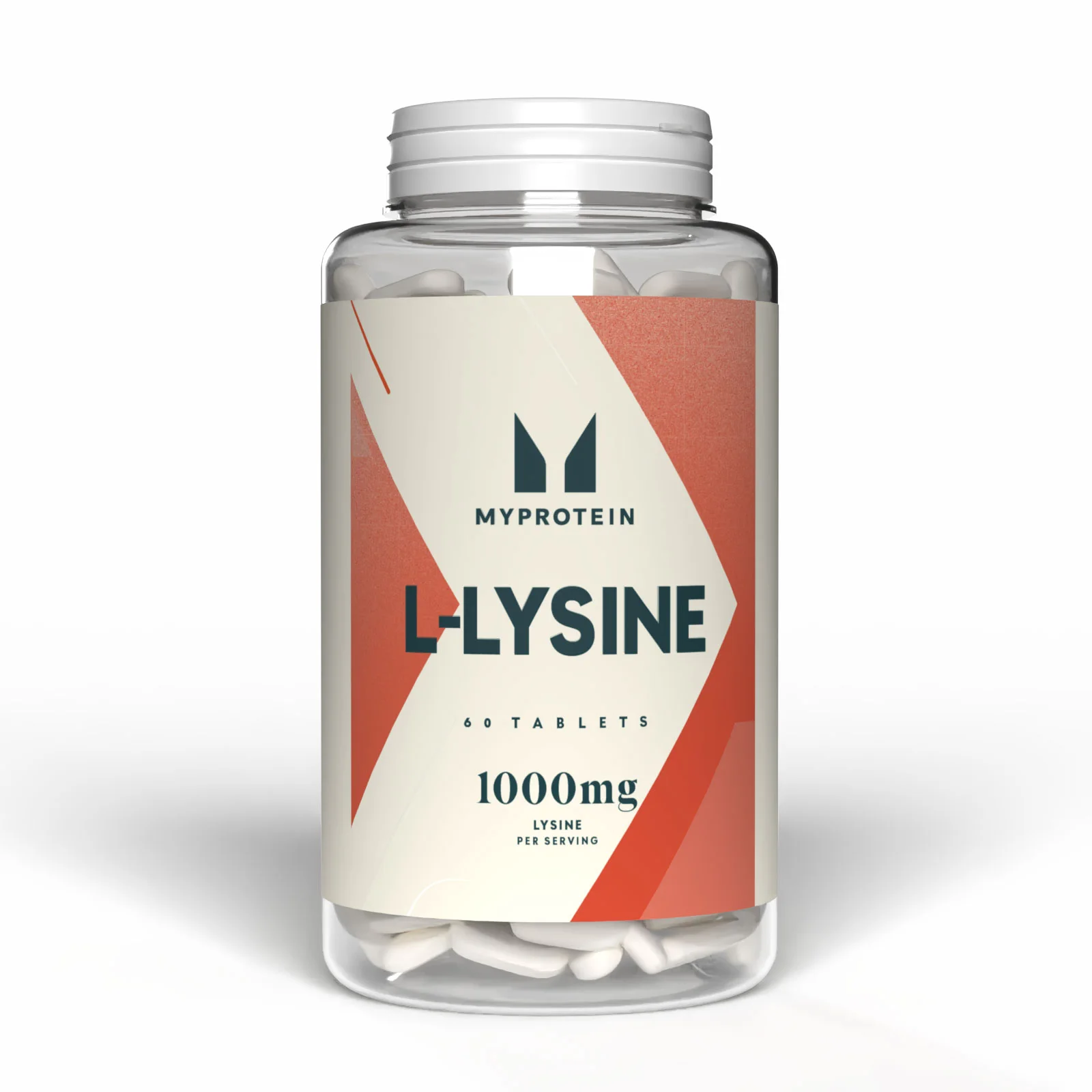 L-lysinetabletten - 60 tablets, 30servings - Naturel Afbeelding 1