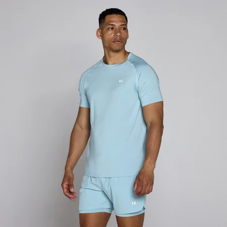 MP Men's Training Short Sleeve T-Shirt - IJsblauw