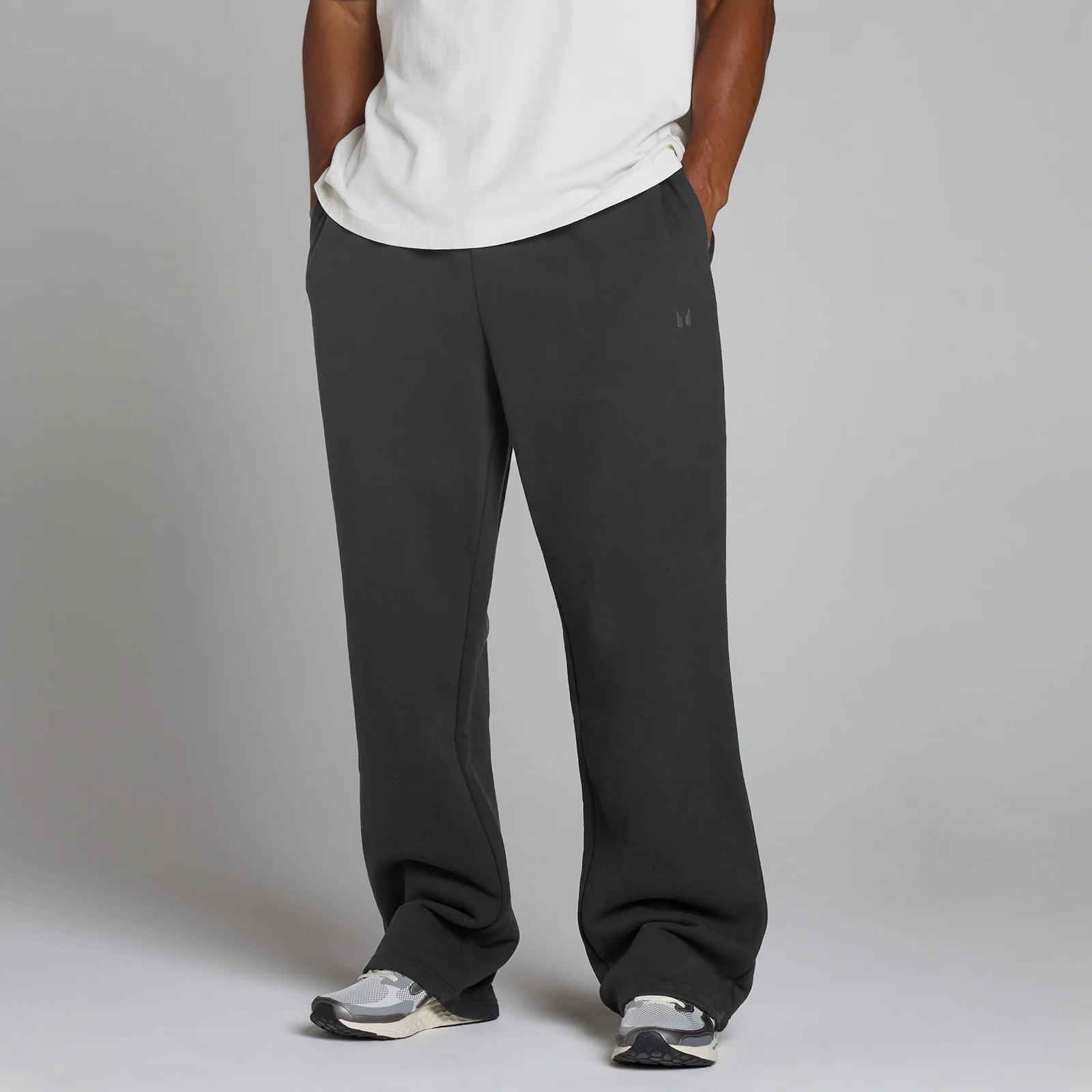 MP Heren Oversized Loopback Rechte Joggingbroek - Gewassen Zwart - M Afbeelding 1