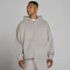 Oversized 2-Weg Rits Hoodie - Chalk Grey