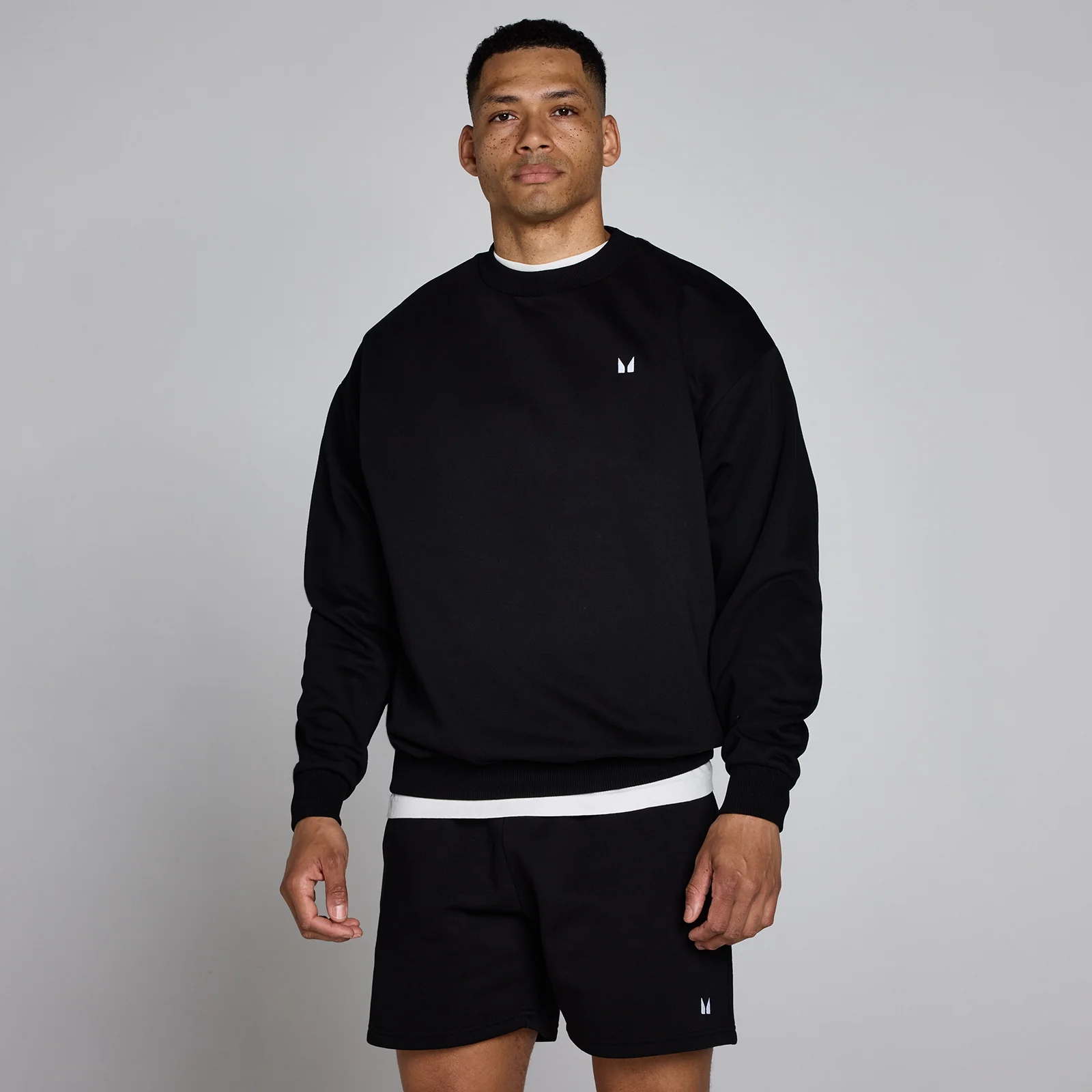 MP Men's Rest Day Oversized Sweatshirt - Black - XS Afbeelding 1