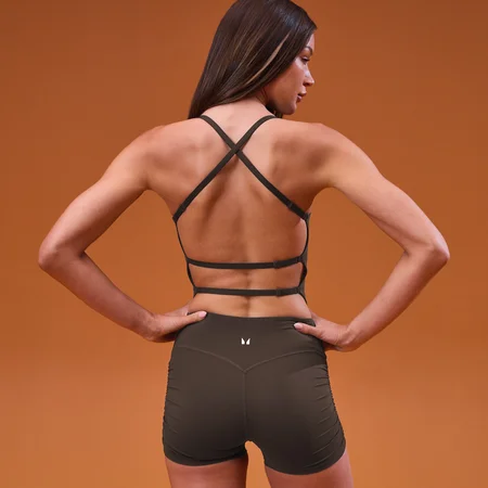 MP Women's Tempo Open Back Vest - Cacao